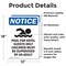 Signmission Pool For Hotel Guests Sign With Symbol, 12 in W x Rectangle, Vinyl Decal OS-2PACK-NS-D-1218-V-17687 - alternate 6